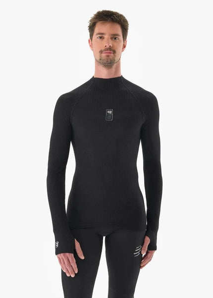 Compressport | 3D Thermo 110g LS Top | Black | Unisex Compressport