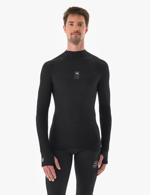 Compressport | 3D Thermo 110g LS Top | Black | Unisex Compressport