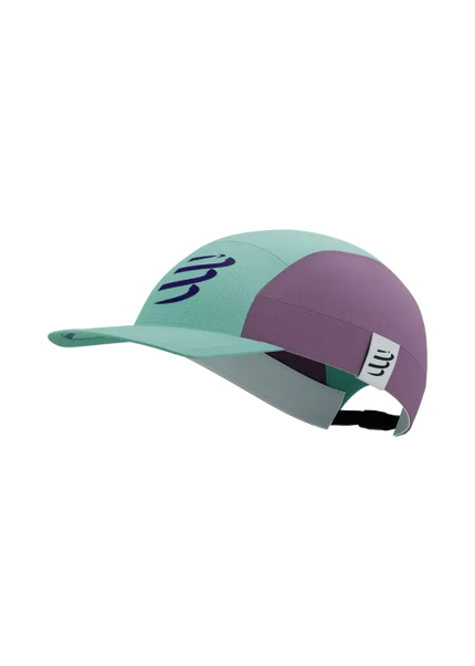 Compressport | 5 Panel Light Cap | Shell Blue / Grape Compressport