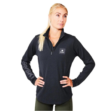 Saysky | Blaze Half Zip | Lightweight Fleece | Ladies | Black