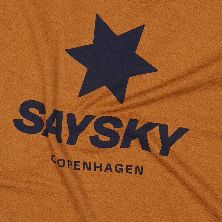 Saysky | Logo Combat T-Shirt | Men | Yellow