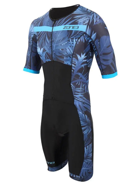 Zone3 | Activate Plus Short Sleeve | Trisuit | Heren | Navy Blue Zone3