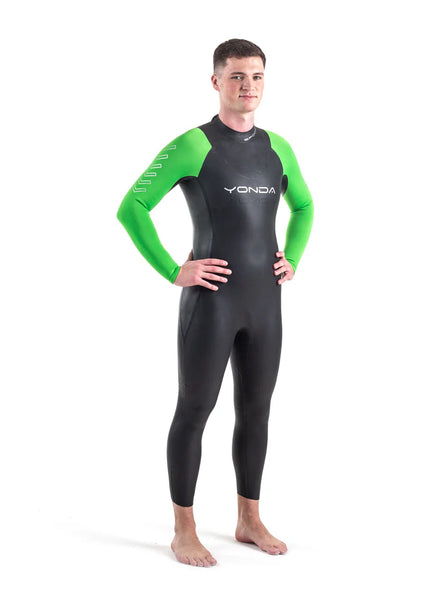 Yonda | Spook Wetsuit | Black / Green | Heren Triathlonworld