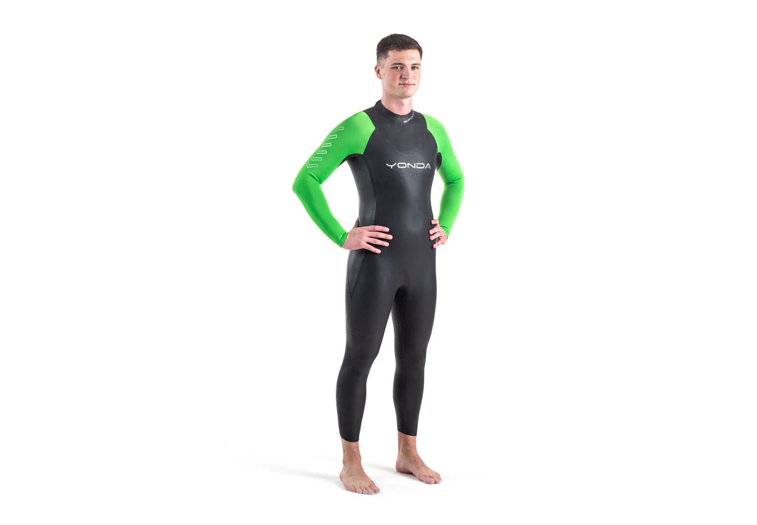 Yonda | Spook Wetsuit | Black / Green | Heren Triathlonworld