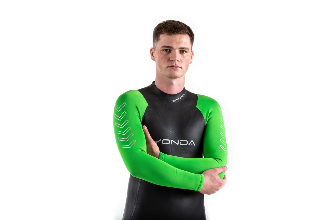 Yonda | Spook Wetsuit | Black / Green | Heren Triathlonworld