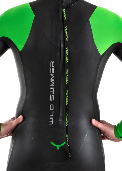 Yonda | Spook Wetsuit | Black / Green | Heren Triathlonworld