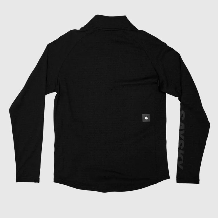 Saysky | Blaze Half Zip | Lightweight Fleece | Heren | Black SAYSKY