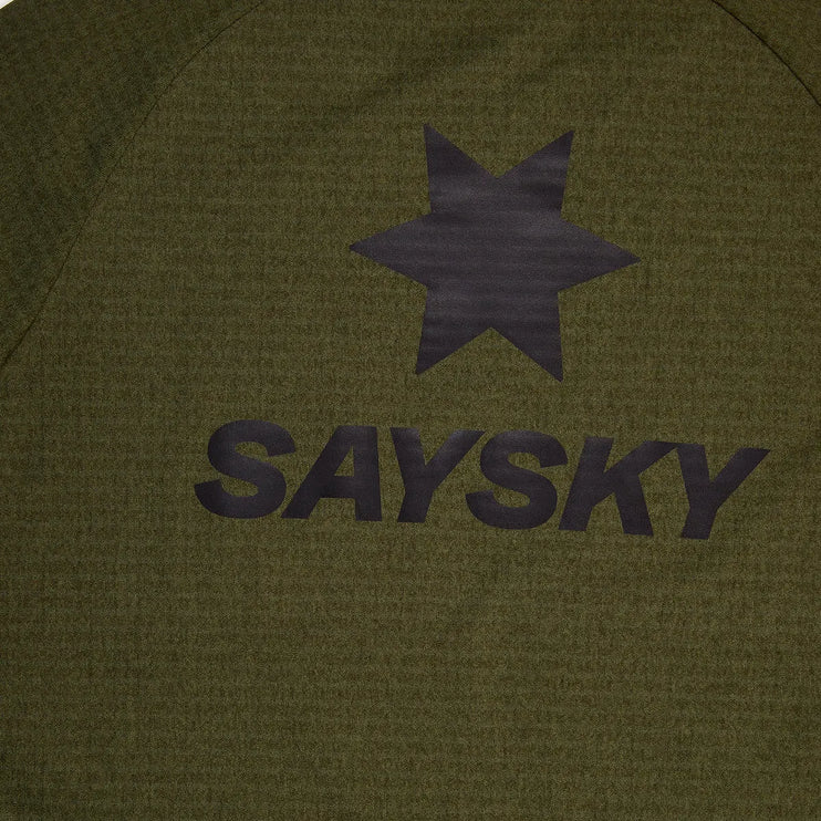 Saysky | Blaze Long Sleeve | Lightweight Fleece | Heren | Green SAYSKY