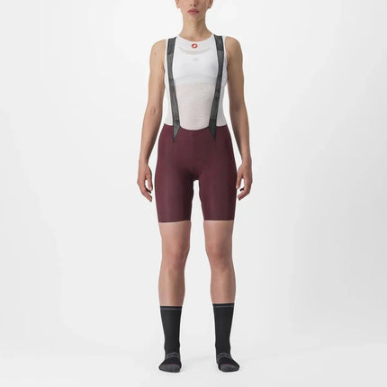 Castelli Free Aero RC Bibshort Dames Deep Bordeaux