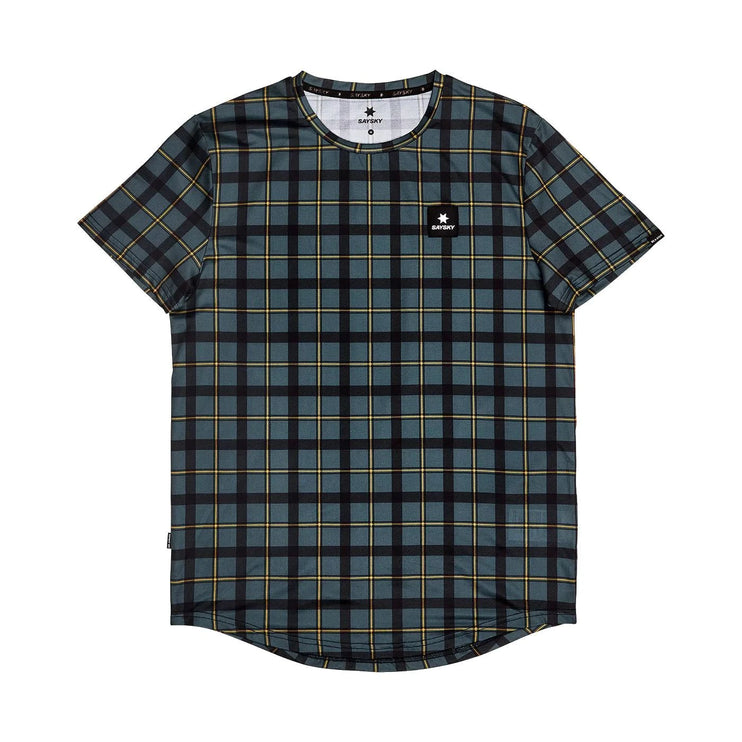 Saysky | Checker Combat T-Shirt | Men | Grey