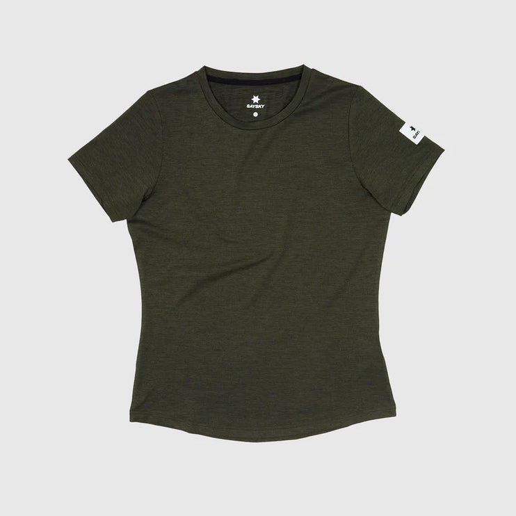 Saysky | Clean Pace T-Shirt | Dames | Green SAYSKY