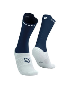 Compressport | Pro Racing Socks V4 | Bike | Blue / White Compressport