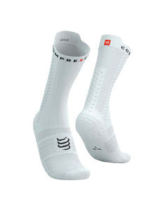 Compressport | Pro Racing Socks V4 | Bike | White / Black Compressport