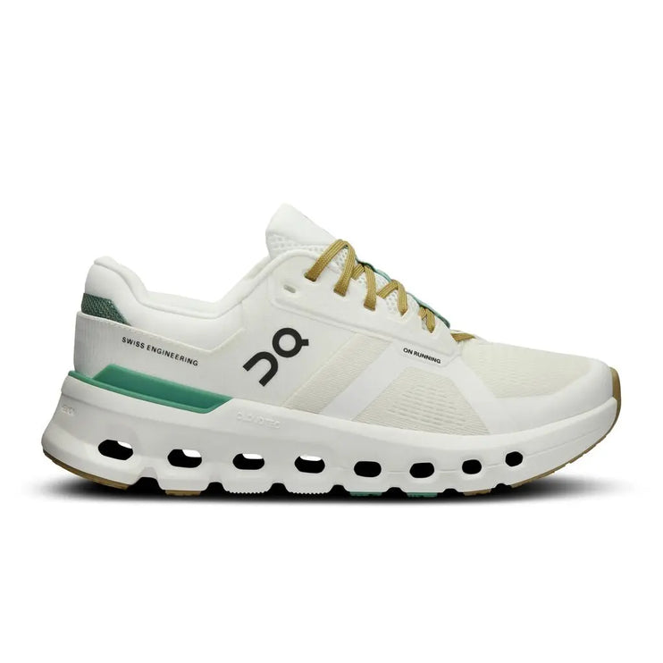 ON | Cloudrunner 2 | Dames | Undyed / Green ON RUNNING