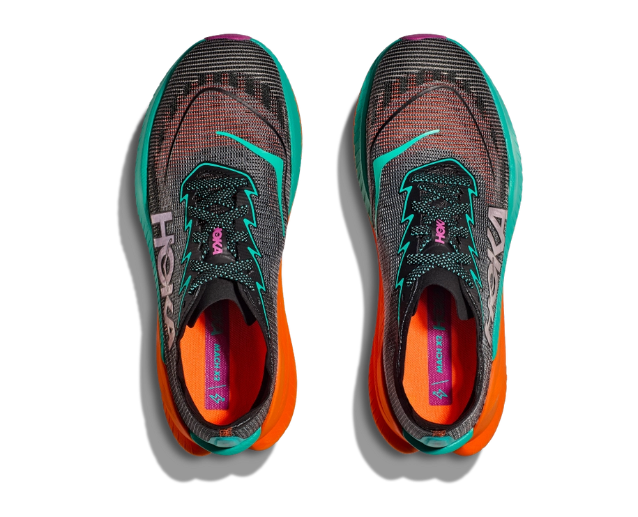 Hoka | Mach X2 | Black / Electric Aqua | Dames