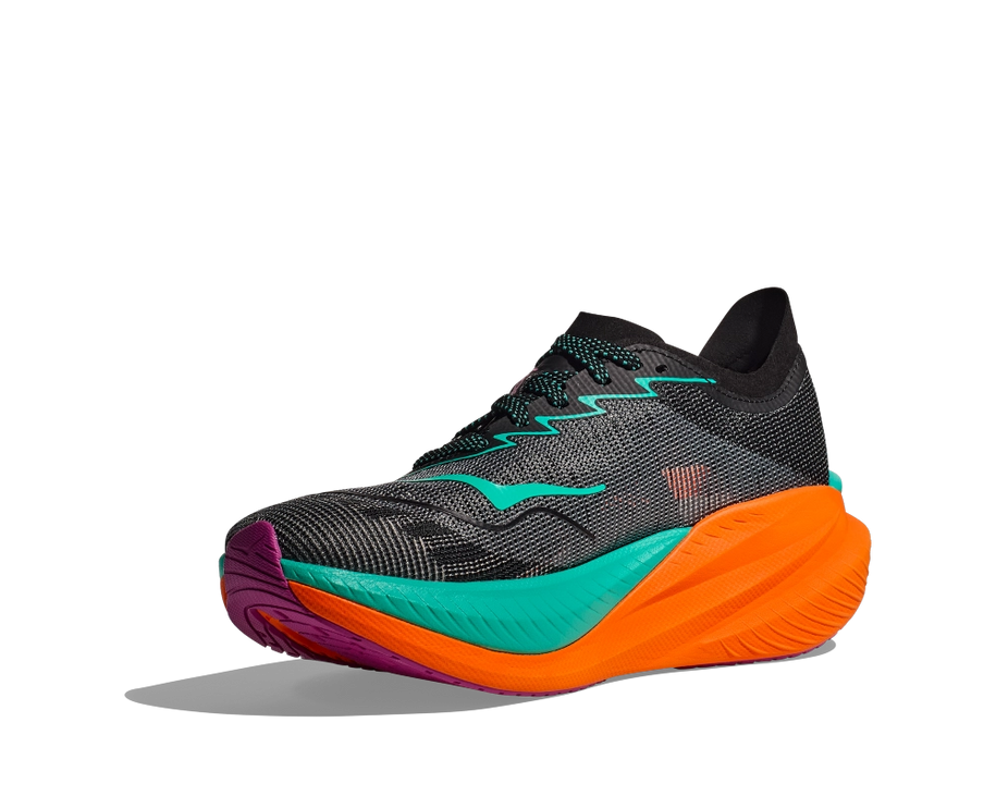 Hoka | Mach X2 | Black / Electric Aqua | Dames