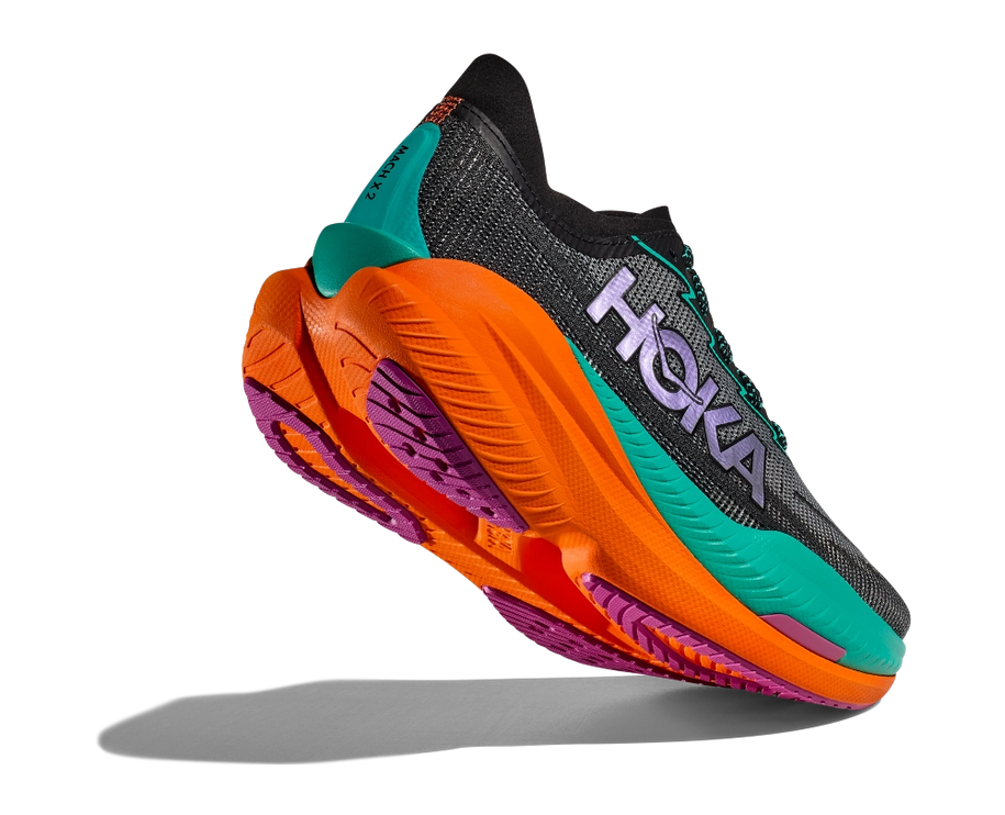 Hoka | Mach X2 | Black / Electric Aqua | Dames