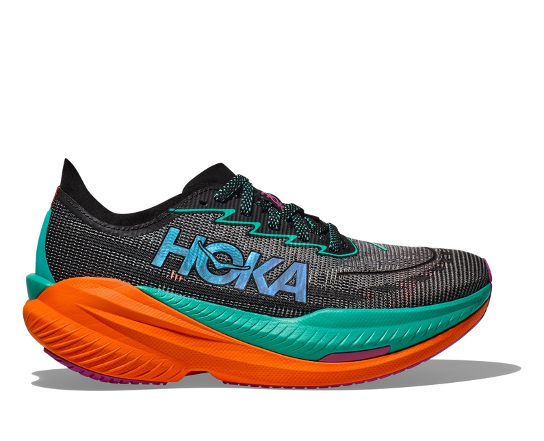 Hoka | Mach X2 | Black / Electric Aqua | Dames