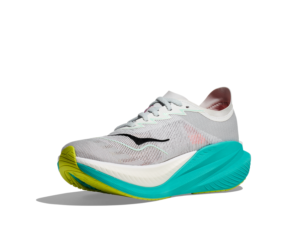 Hoka Mach X2 | Frost / Electric Aqua | Dames Hoka