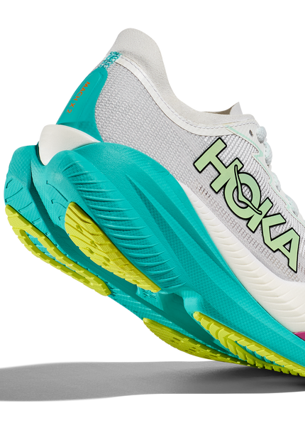 Hoka Mach X2 | Frost / Electric Aqua | Dames Hoka