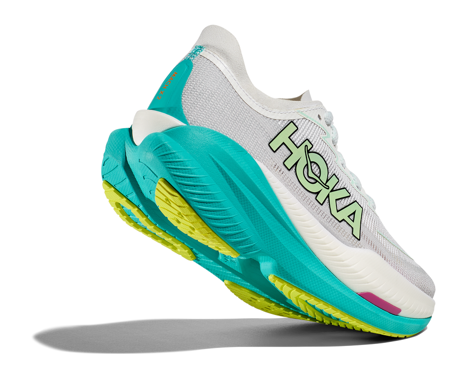 Hoka Mach X2 | Frost / Electric Aqua | Dames Hoka