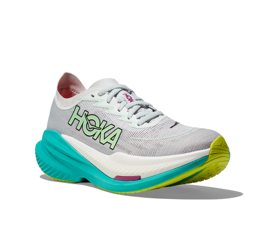 Hoka Mach X2 | Frost / Electric Aqua | Dames Hoka