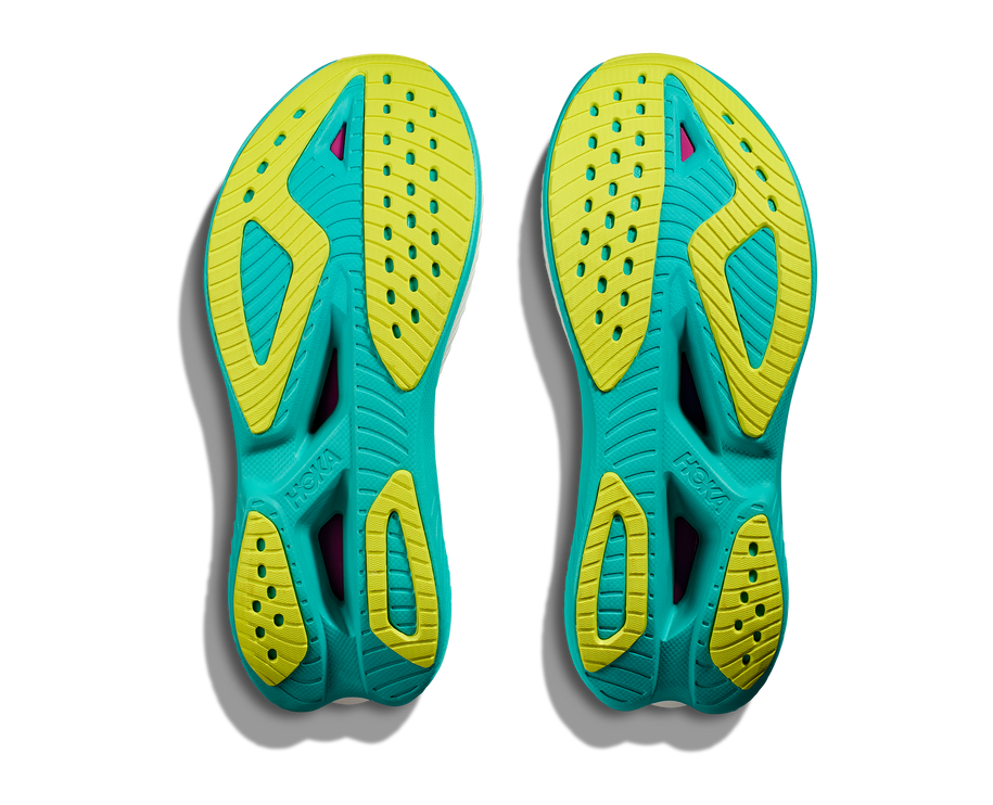 Hoka Mach X2 | Frost / Electric Aqua | Dames Hoka