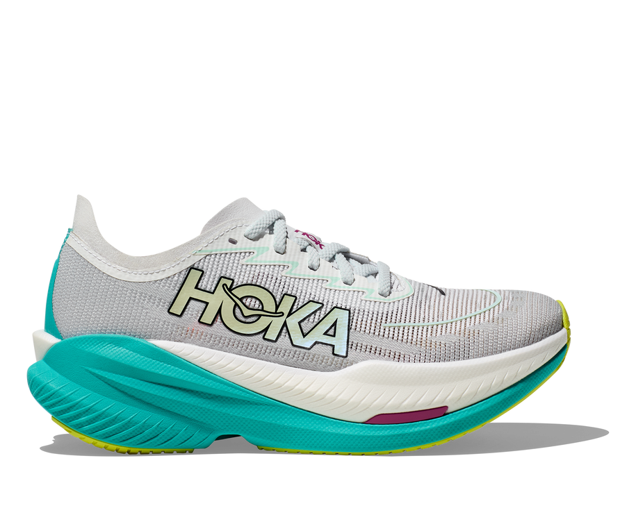 Hoka Mach X2 | Frost / Electric Aqua | Dames Hoka