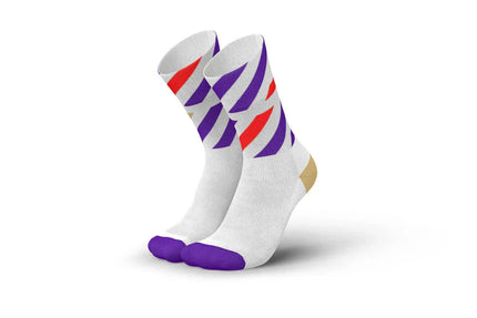 Incylence | Platforms | Running Socks | White / Purple Incylence