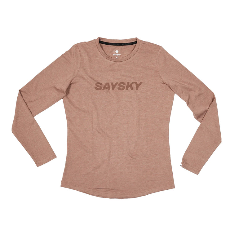 Saysky | Logo Pace Long Sleeve | Ladies | Brown