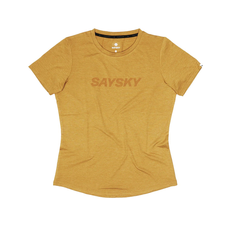 Saysky | Logo Pace T-Shirt | Ladies | Yellow