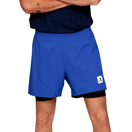 Saysky | Pace 2-in-1 Shorts | Heren | Blue SAYSKY