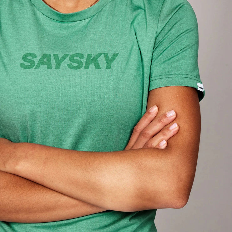 Saysky | Logo Pace T-Shirt | Dames | Green