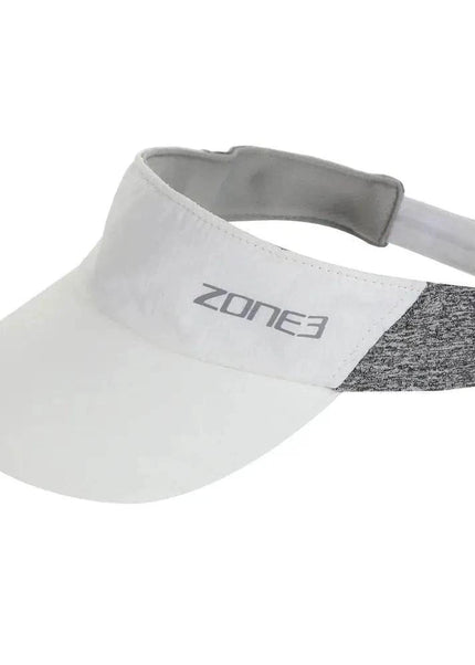 Zone3 | Lightweight Race Visor | White / Silver Triathlonworld