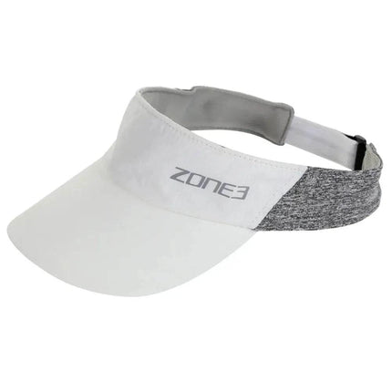 Zone3 | Lightweight Race Visor | White / Silver Triathlonworld