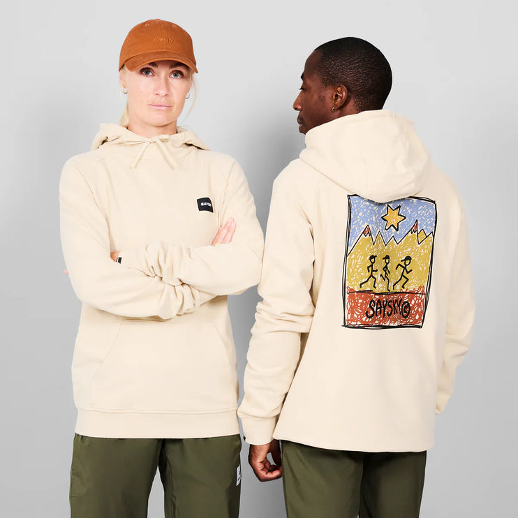 Saysky | Logo Hoodie | Unisex | Beige SAYSKY