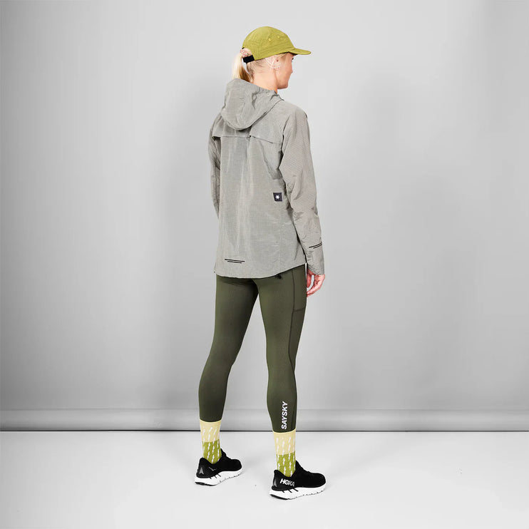 Hardloopjas | Saysky | Clean Motion Hooded Jacket | Beige | Dames