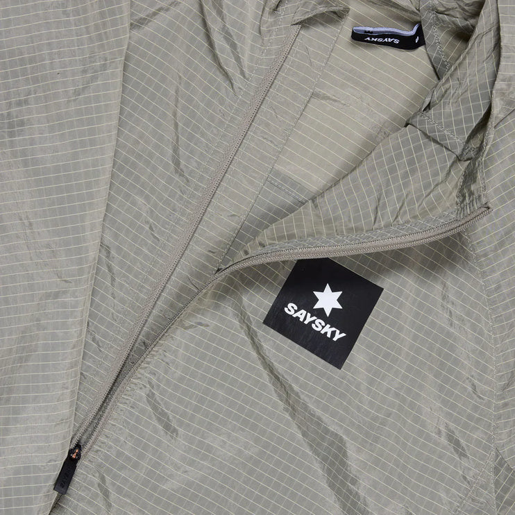 Hardloopjas | Saysky | Clean Motion Hooded Jacket | Beige | Dames