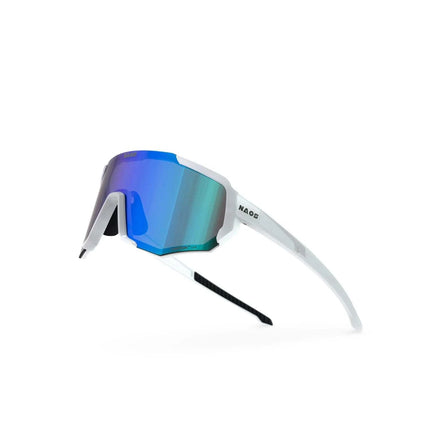 Naos | Vuori Sports Glasses | Glossy White/Green