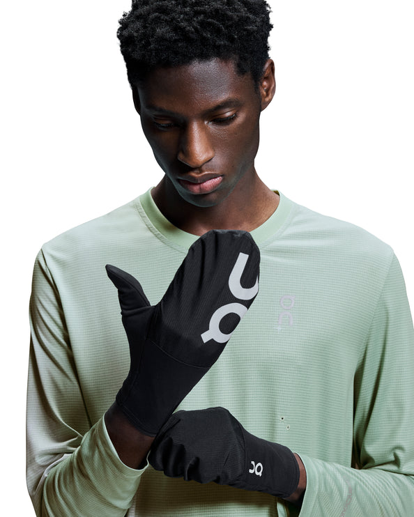 ON | Core Gloves | Black ON RUNNING