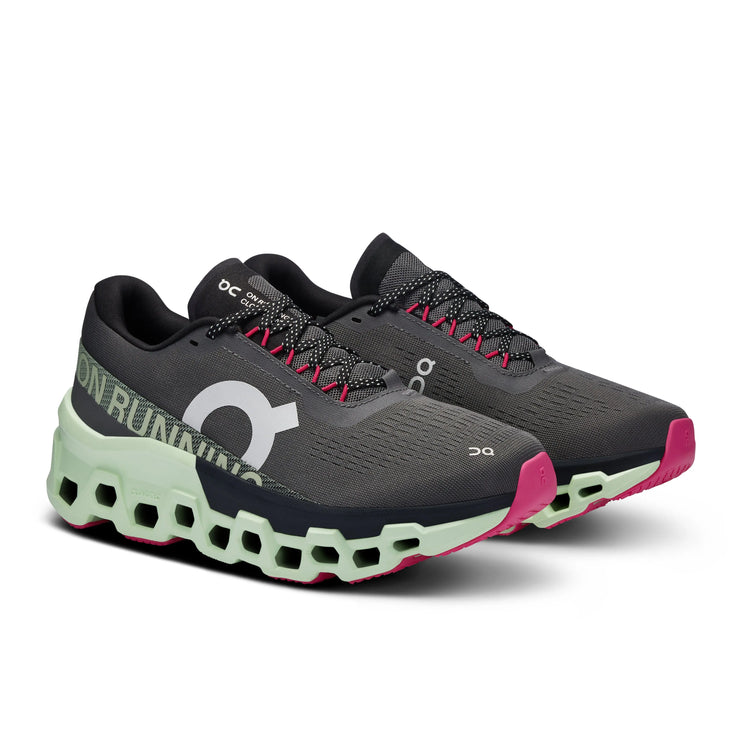 ON | Cloudmonster 2 | Dames | Asphalt / Lima ON RUNNING