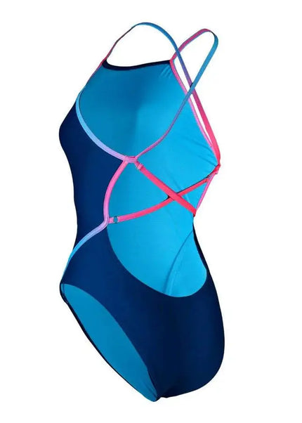 Aqua Sphere | Essential Diamond Back Adjustable | Navy / Pink Aqua Sphere