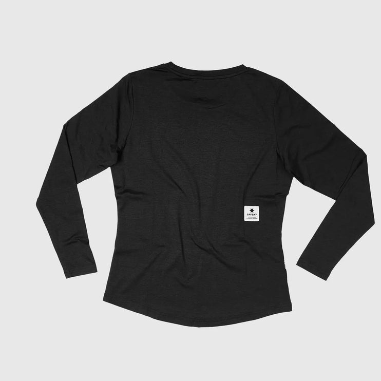 Saysky | Clean Pace Long Sleeve | Dames | Black SAYSKY