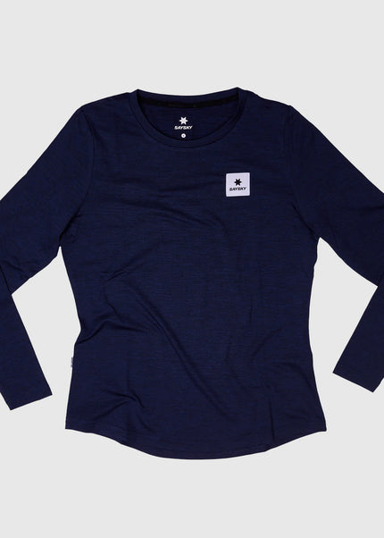 Saysky | Clean Pace Long Sleeve | Dames | Blue SAYSKY