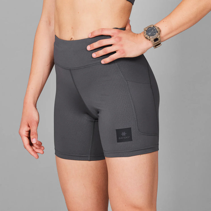 Saysky | Combat+ Short Tight 7'' | Dames | Grey SAYSKY