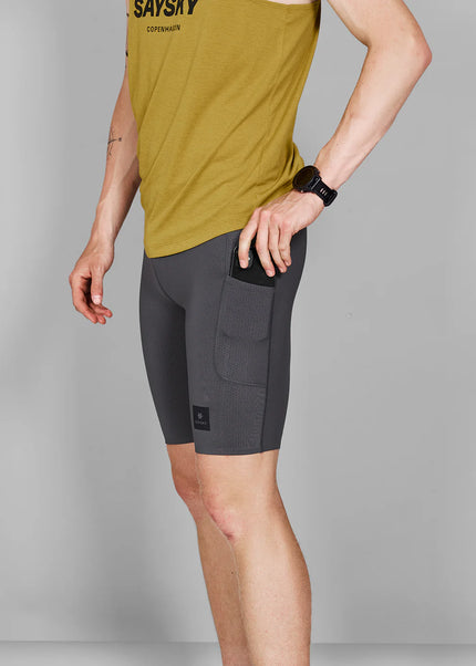 Saysky | Combat+ Short Tights 9'' | Grey | Heren SAYSKY