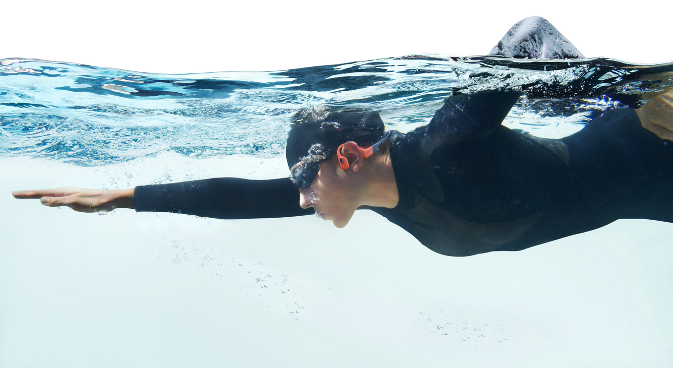 Shokz | OpenSwim Pro | Sportkoptelefoon | Grey SHOKZ