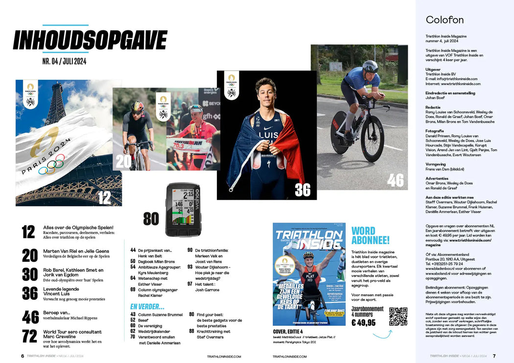 Triathlon Inside Magazine | Nummer 4 Triathlon Inside