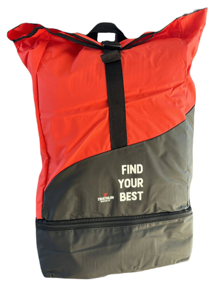 TriathlonWorld | Transition Bag | Black / Red Triathlonworld