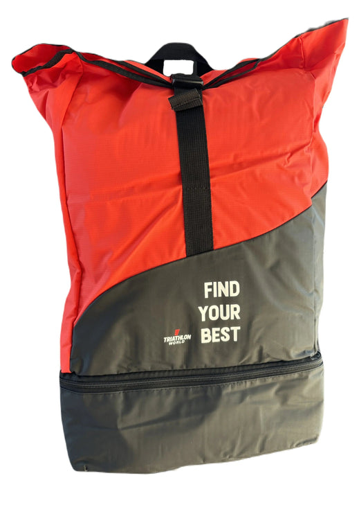 TriathlonWorld | Transition Bag | Black / Red Triathlonworld